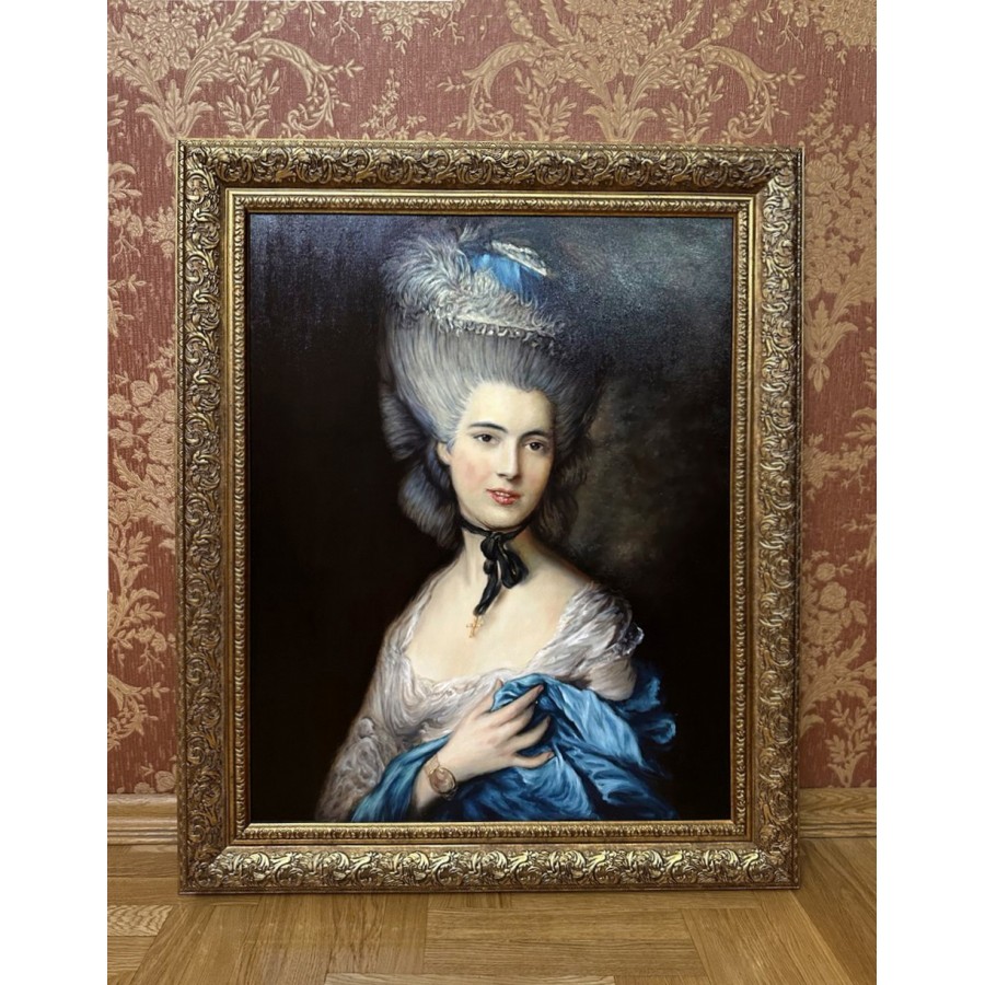 Томас Гейнсборо.  Дама в голубом.